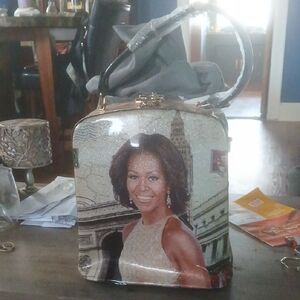 Elegant Black and White Women's Bag